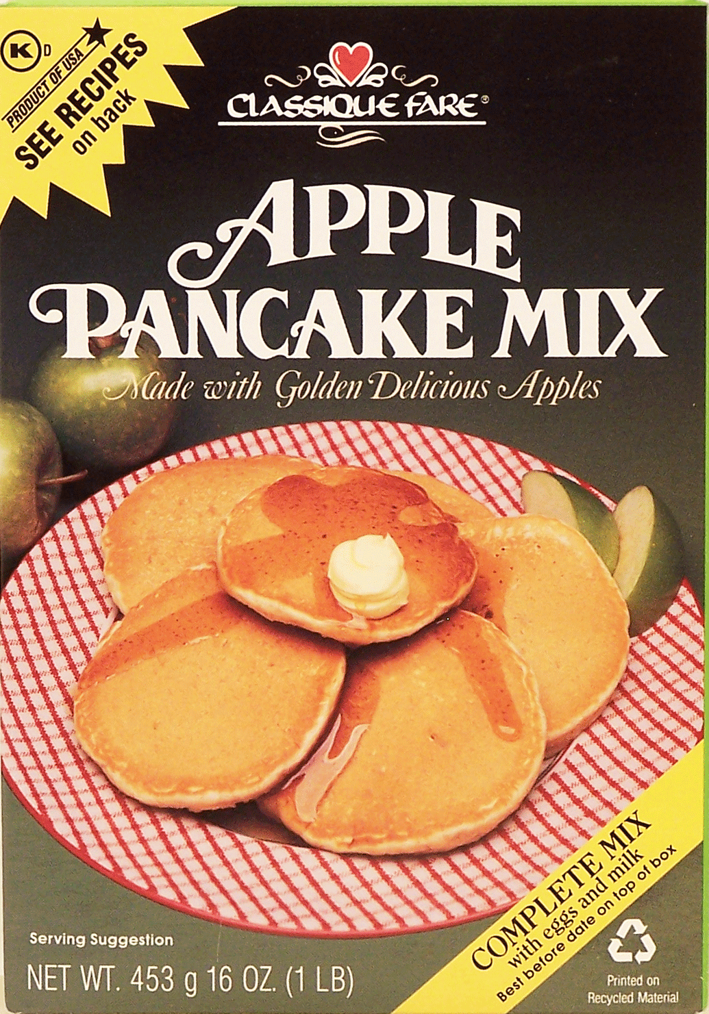 Classique Fare apple pancake mix, just add water Full-Size Picture